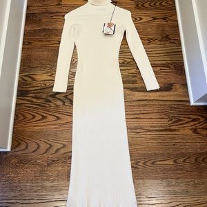 Maternity sweater dress